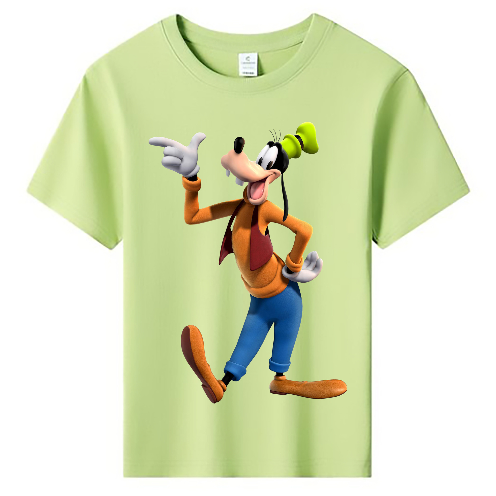ミッキーマウス Mickey Mouse 綿100％キッズTシャツ（フロントプリント）